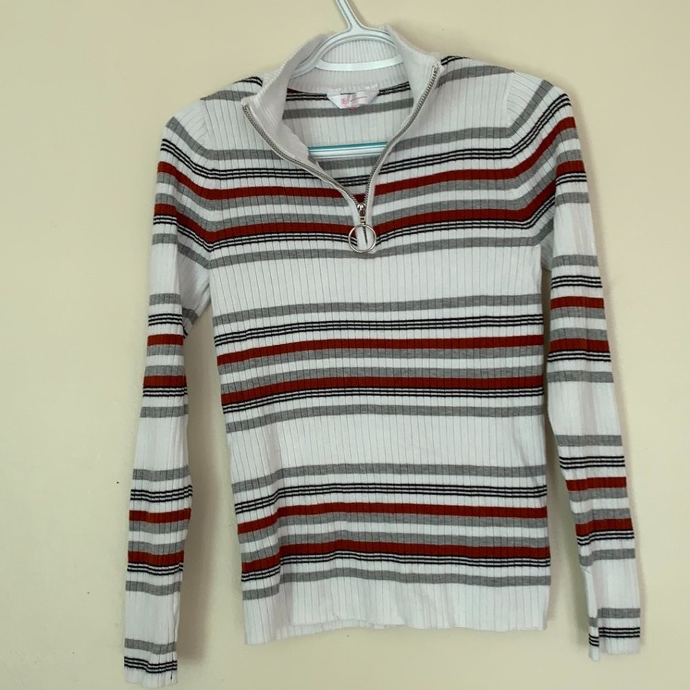 No Boundaries Sweater Stripes